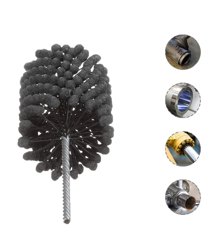 120Grit Cepillo de Desbarbado Bolas AbrasivasFlexible Ball Honing Engine Brush Cylinder 96/58mm Deburring CNC Tool for PoliShing