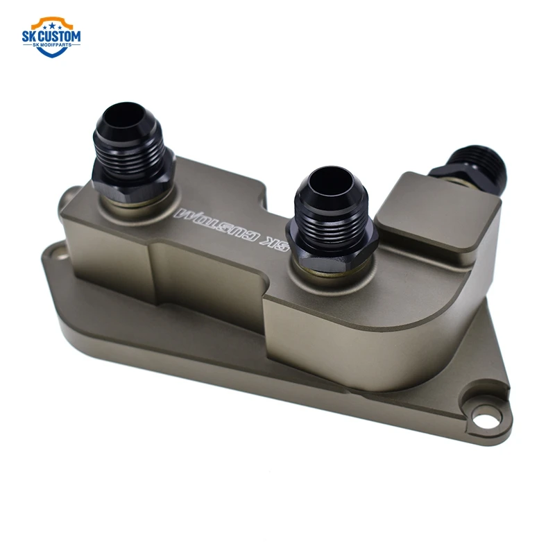 For BMW N20 N26 N51 N52 N53 N54 N55 Engine Oil Cooling System Car Modification Radiator Oil Filter Adapter