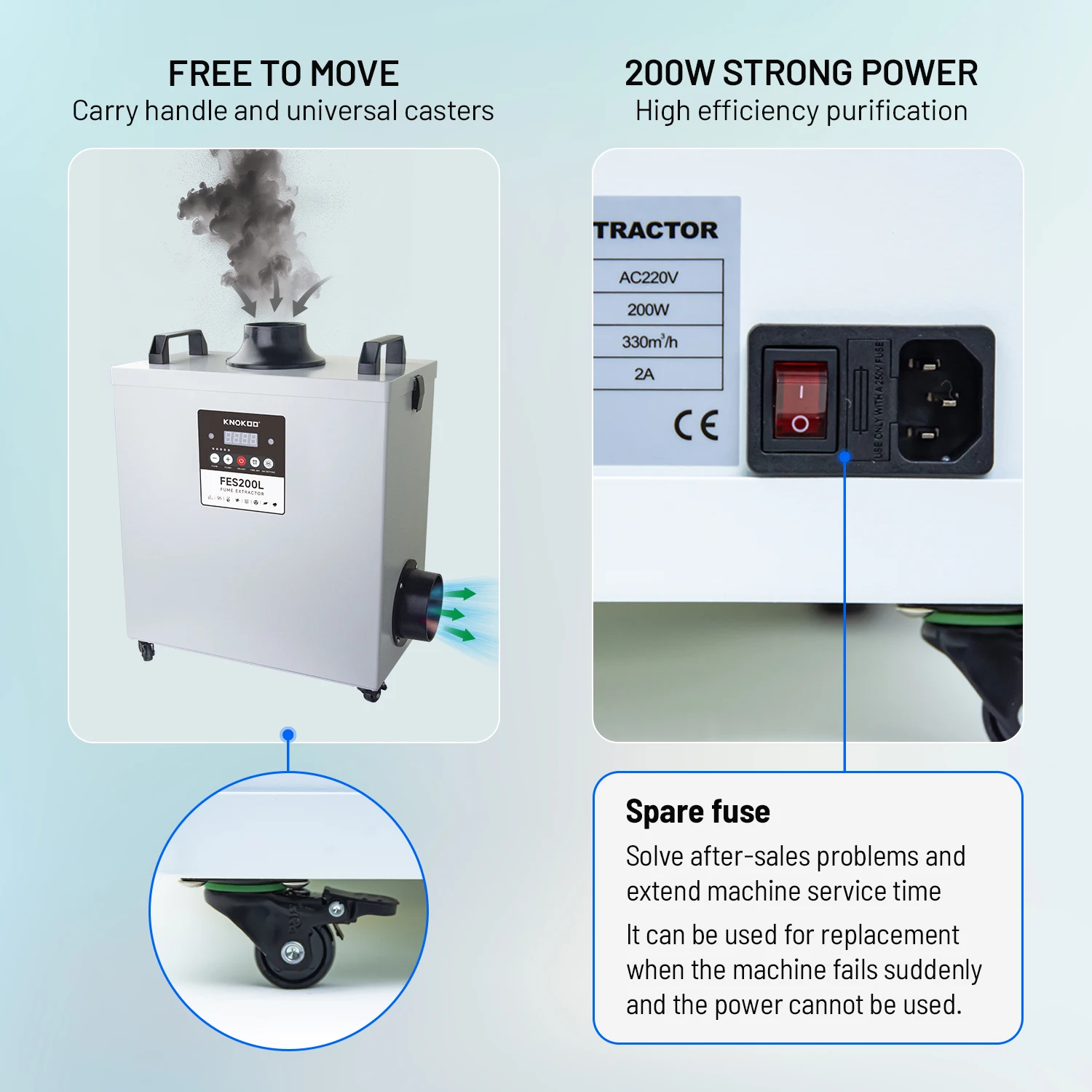 Extracteur de fumée laser avec - Industrial Laser Fume Extractor avis et prix