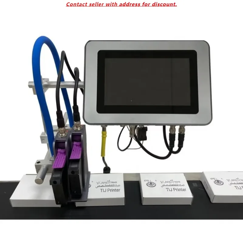Codificador de cartón en línea de alta resolución de 12,7 mm Fecha de caducidad Código de lote Impresora TJI IPS-8520 Pantalla táctil de 7 pulgadas HP 2.5