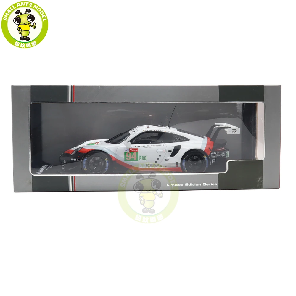 1/18 IXO 911 RSR EUROPEAN LE MANS SERIES 2020 Diecast Model Car Toys Boys Girls Gifts