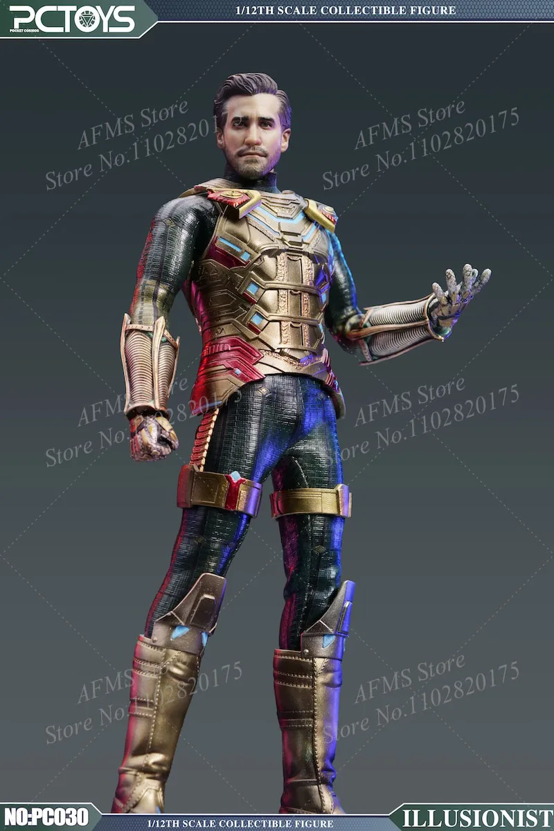 PCTOYS PC030 1/12 Scale Collectible Figure Mysterio Quentin Beck Magician Full Set 6Inch Men Soldier Action Figure Body Toys