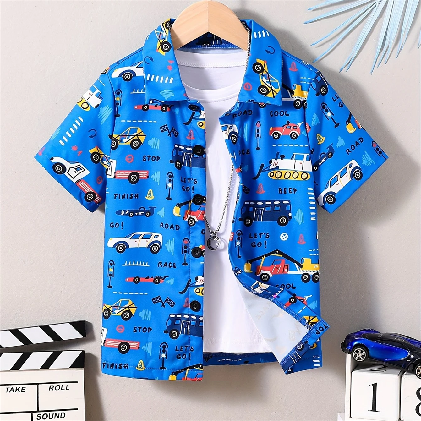 New Boy\'s Plaid Shirt Button Loose Comfortable Summer Casual Shirts Children\'s Blouse Boys Girls Shirt Outdoor Short Sleeve Tops