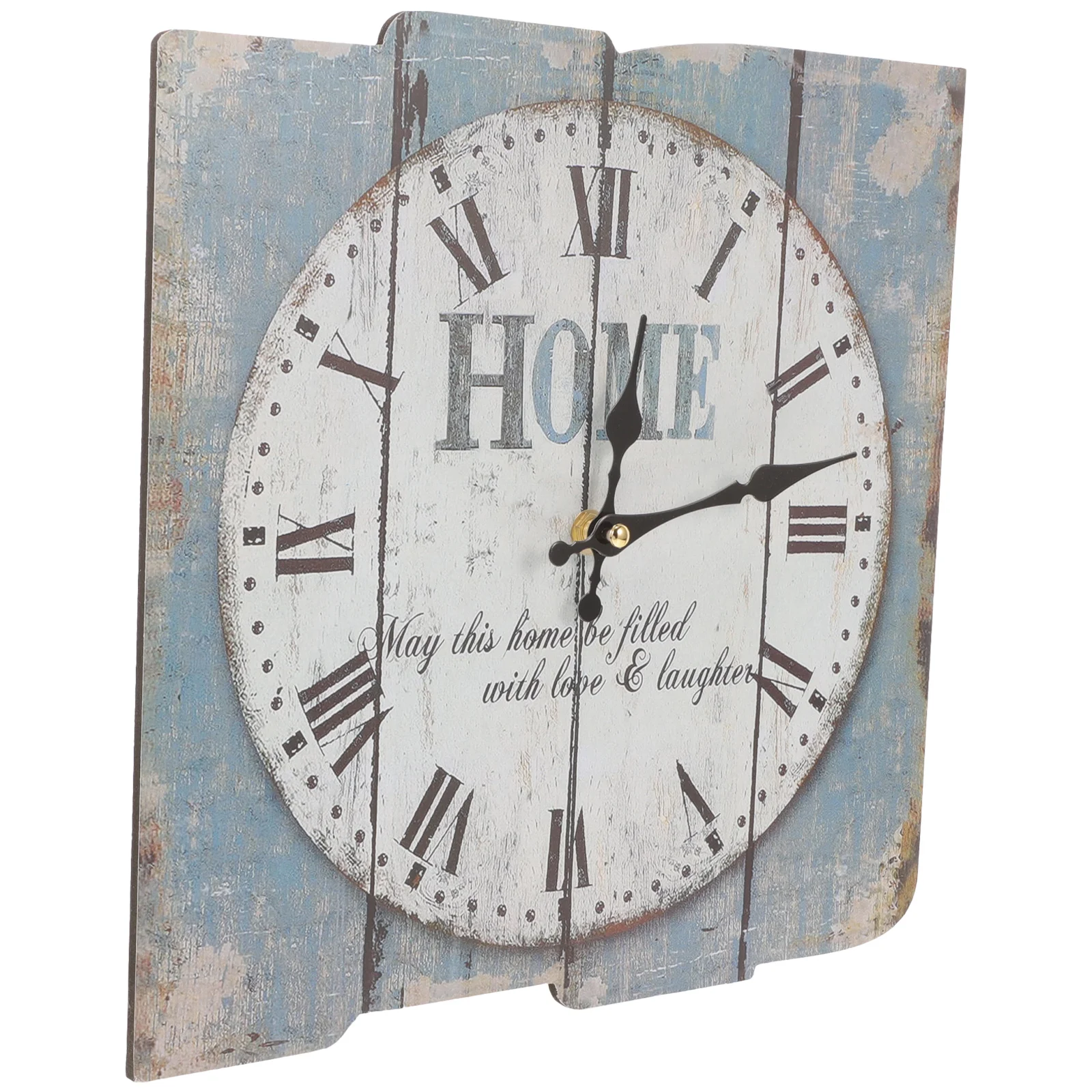 

Special-shaped Wall Clock Vintage European Nostalgia Bamboo Roman Numeral Digital