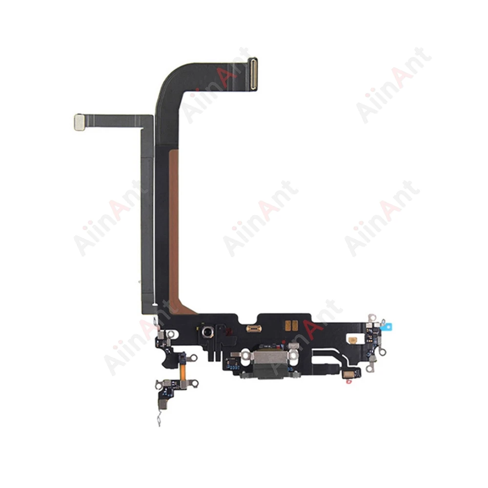 AiinAnt Buttom USB Mic Board Dock Charger Connector Quick Charging Port Flex Cable For iPhone 11 12 13 Pro Max Repair Parts