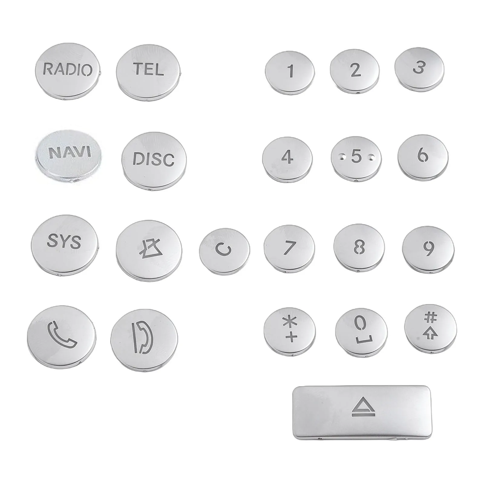 Car Air Condition CD Panel Button Trim Stickers for Benz C Class W204 and GLK X204 Enhance Interior Protection