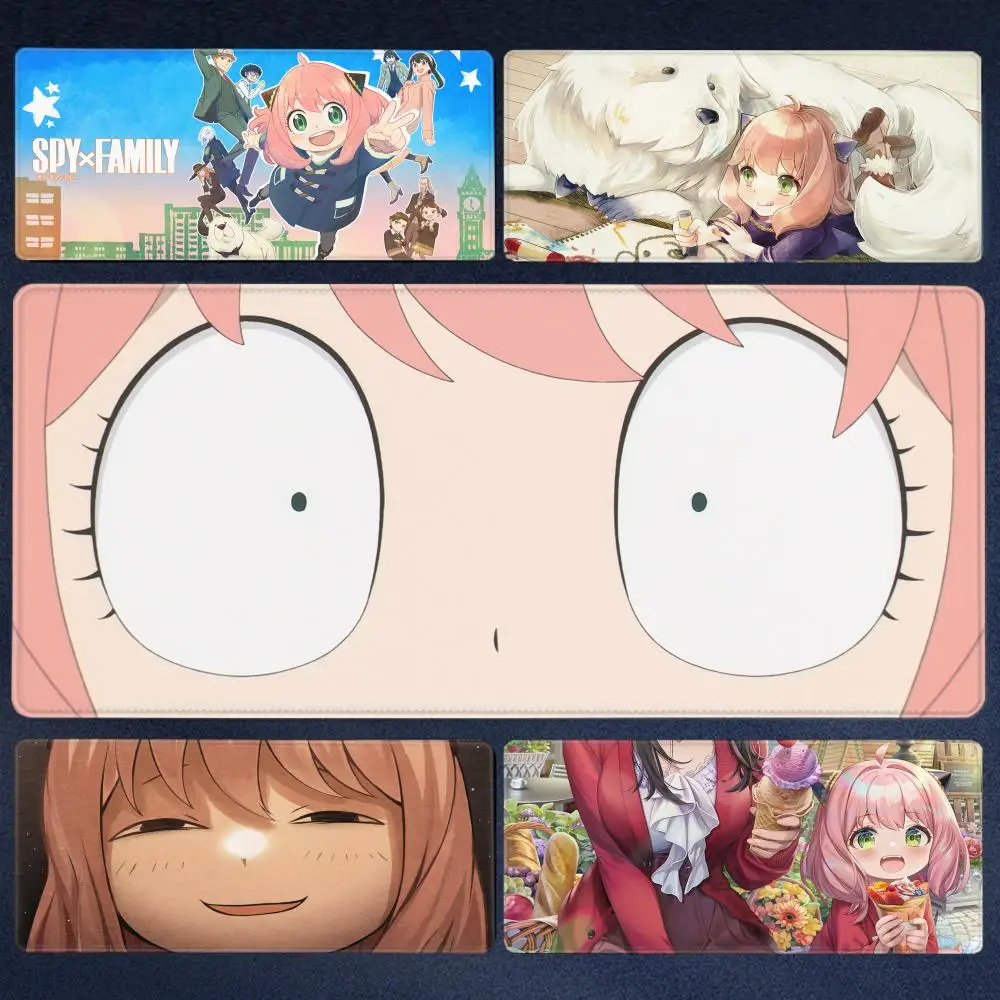 

Anime Spy X Family Mouse Pad Anya Forger Loid Yor Bond Mousepad Computer Manga Keyboard Pad Large Gaming Accessories Desk Mat