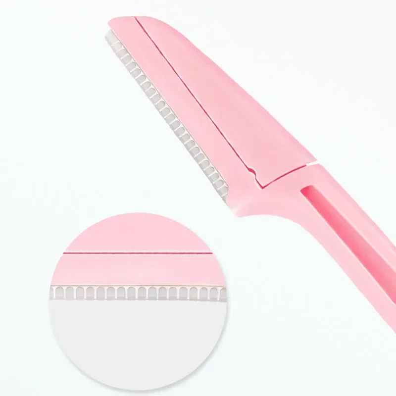 Veilig Opvouwbare Dames Gezicht Scheerapparaat Wenkbrauw Trimmer Blade Anti-Kras Scheermes Makeup Tools Wenkbrauw Trimmer Gezicht Scheermes voor Vrouwen