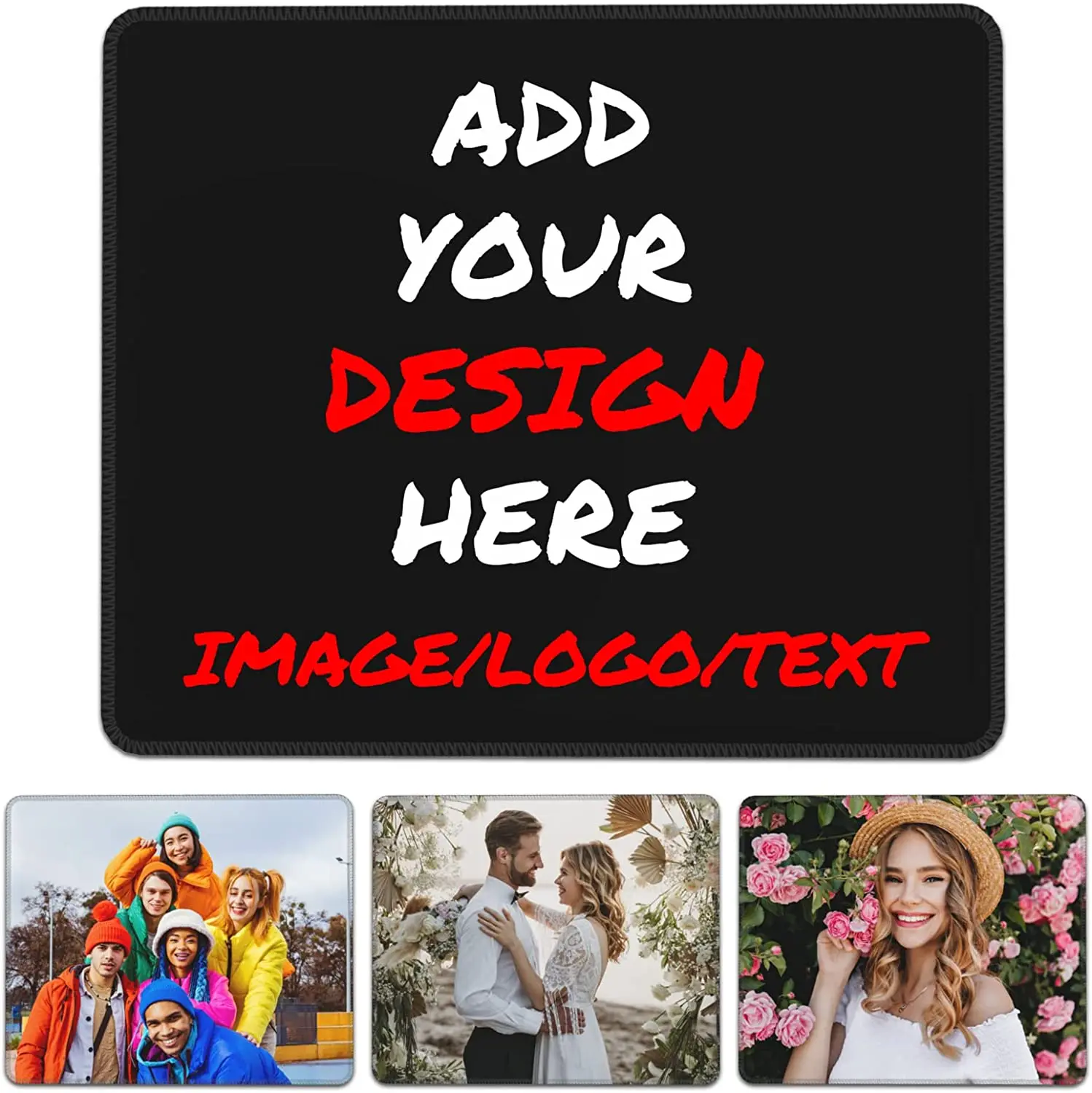 

Personalized Mouse Pad Make Your Own Customized Pictures Text Logo Art Mousepad Custom Mouse Mat Personalised Gifts 10 X 12 In