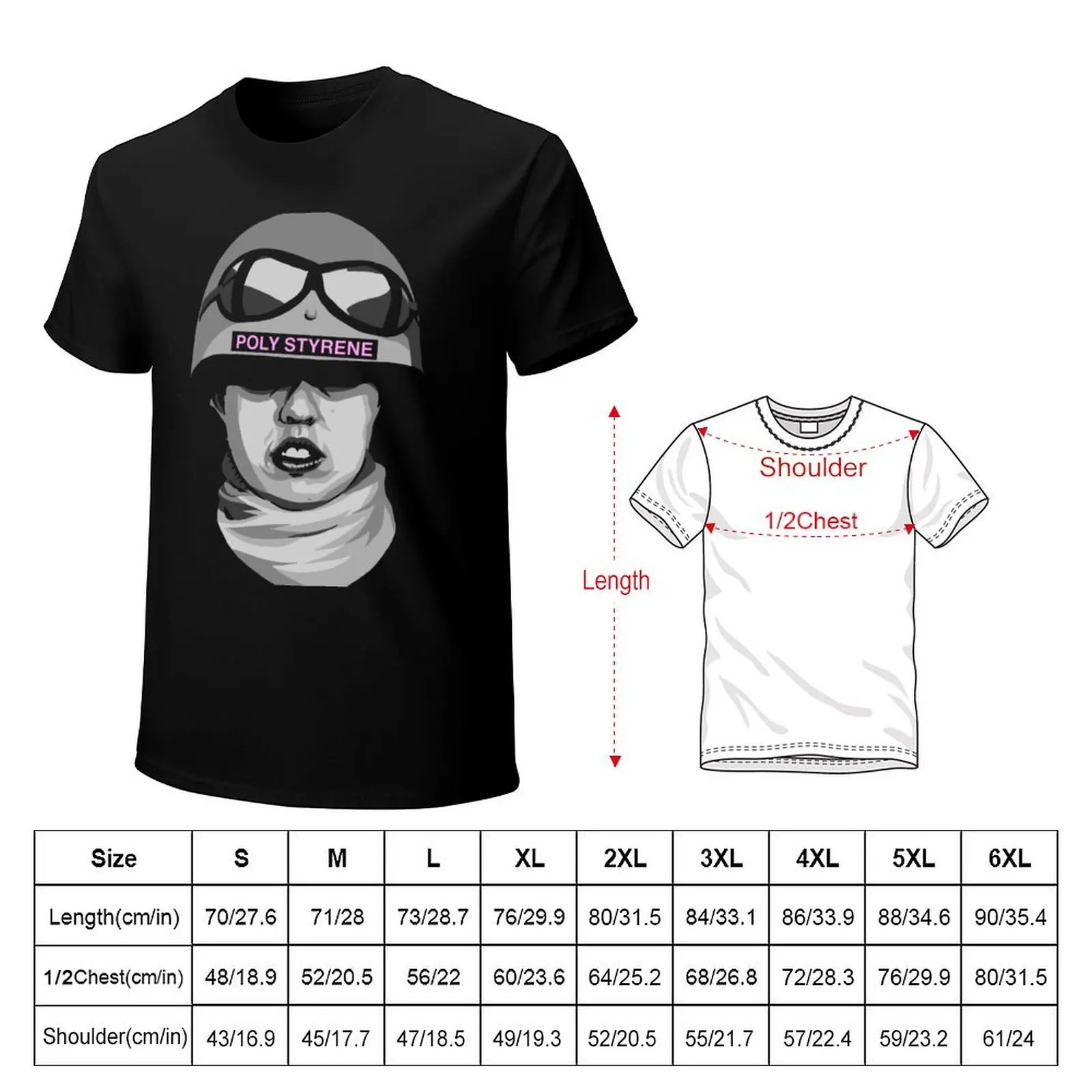 X-Ray Spex Poly Styrene T-Shirt t shirts for man slim fit T-Shirt