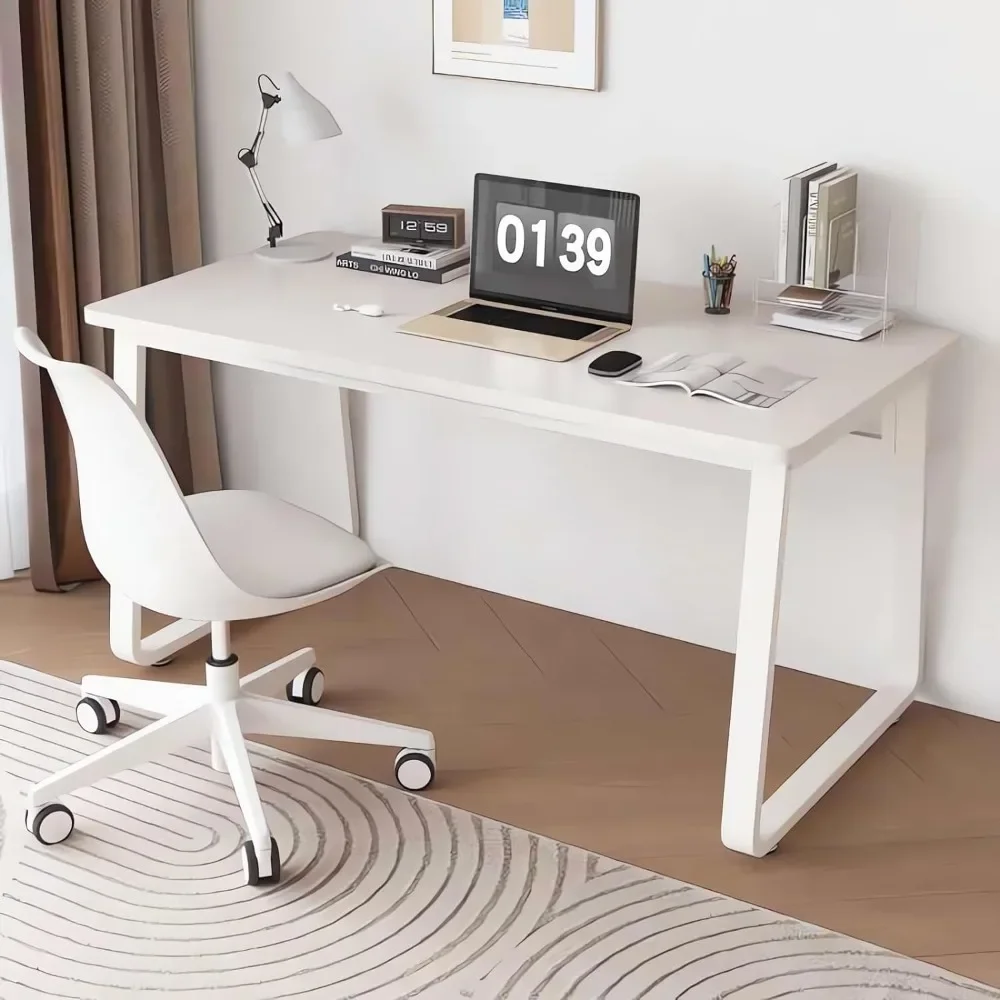 

47.3 Inch Computer Desk ，Modern Simple Style Office Writing Desk Industrial Office Table, Sturdy Laptop Table for Home Office