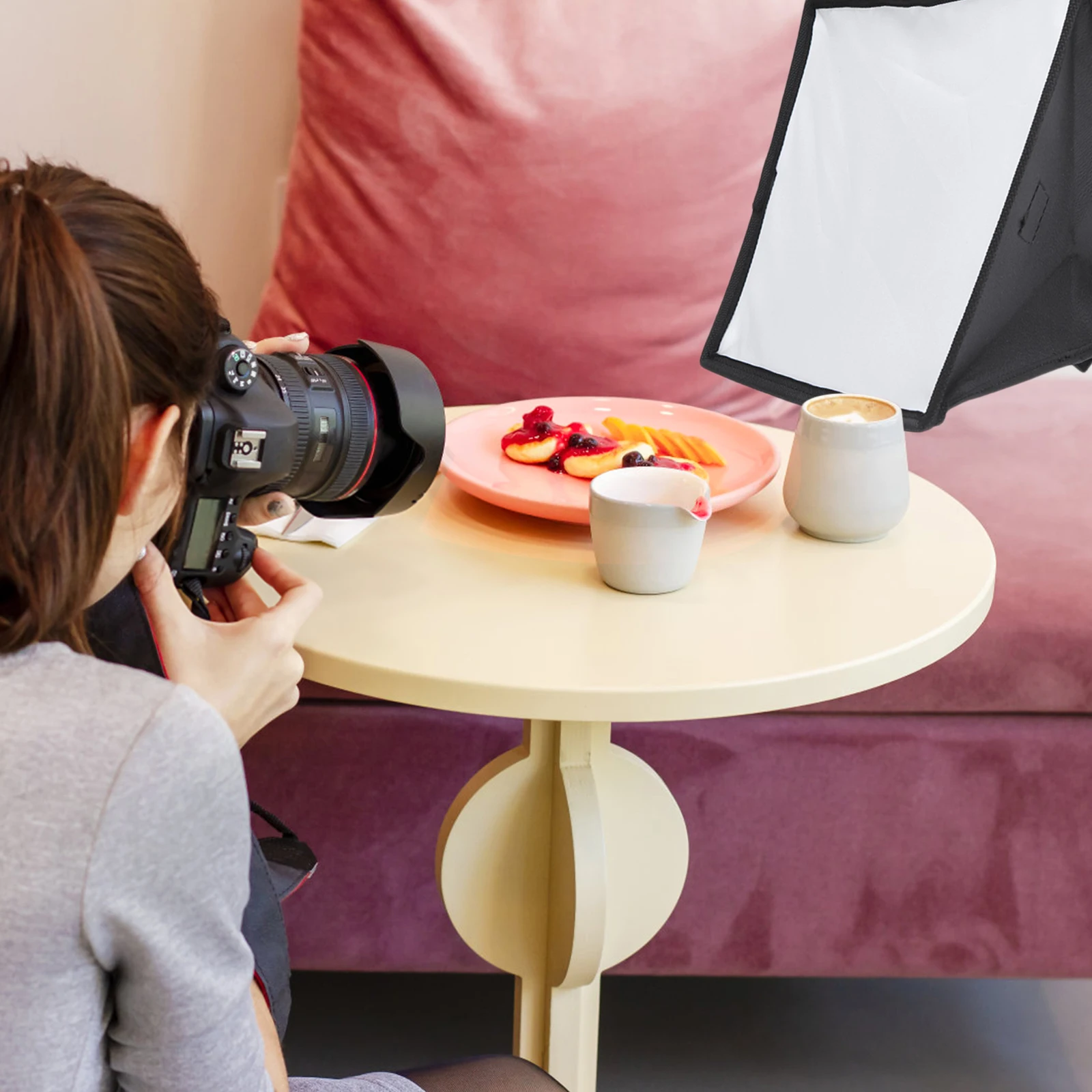 

Photography Softbox Light Diffuser Mini Portable Studio Lighting Tool for Photoshoot Video Product Safe Durable Long Life