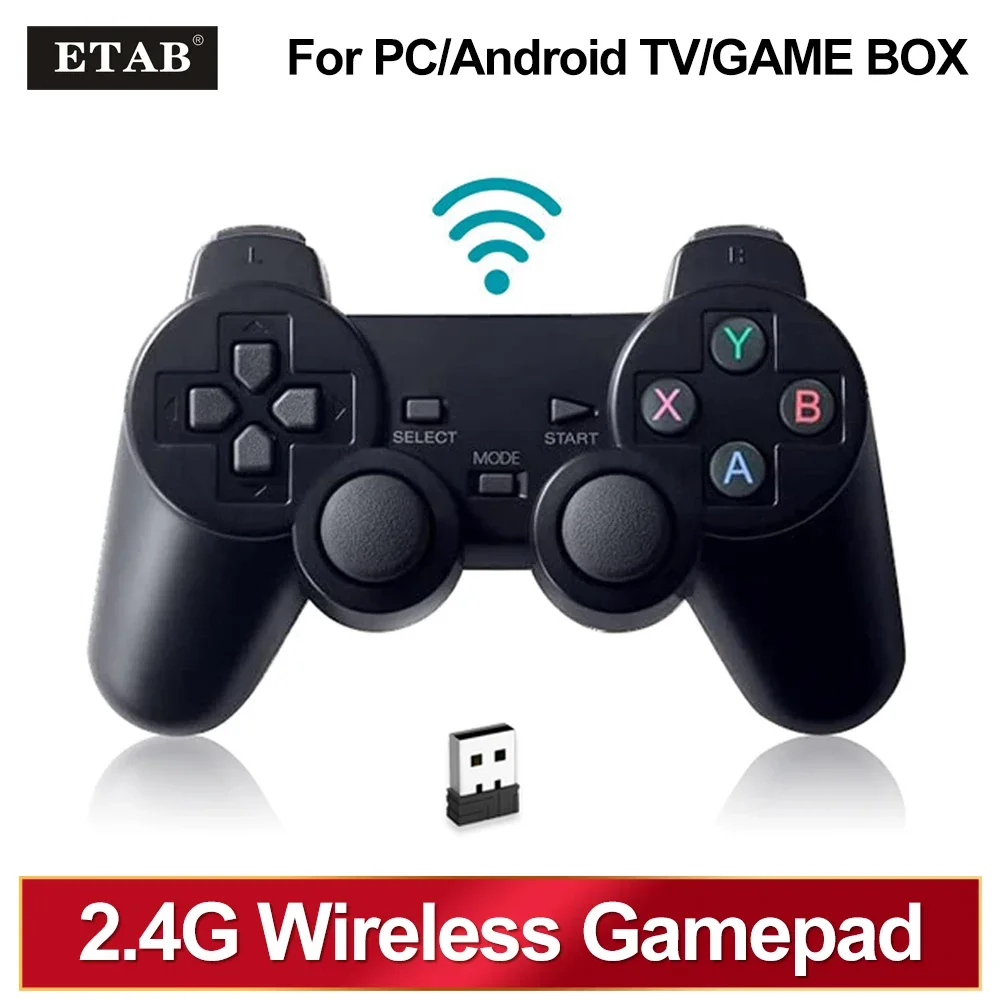 2.4Ghz Wireless Gamepad No Delay Game Controller USB Joystick For PC Android TV BOX GAME BOX Classic Exterior Design