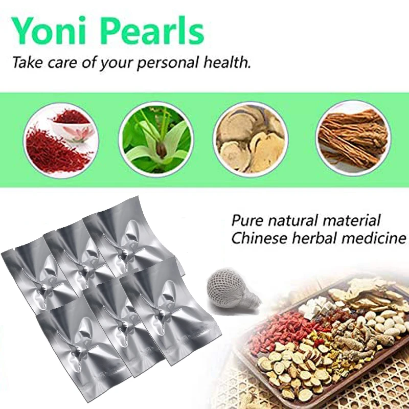 8pcs/lot  Yoni Women\'s Vaginal Care Pearl Products Women\'s Vaginal Care Health Medical and Yoni Women\'s Detoxification pearls