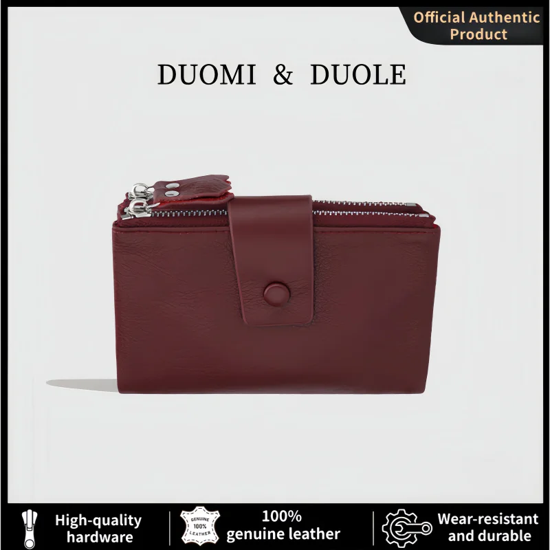 

Large Capacity Women's Short Wallet Cross-Border Fashion Genuine Leather Clutch One-Piece Dropshipping Women's Clutch Bag