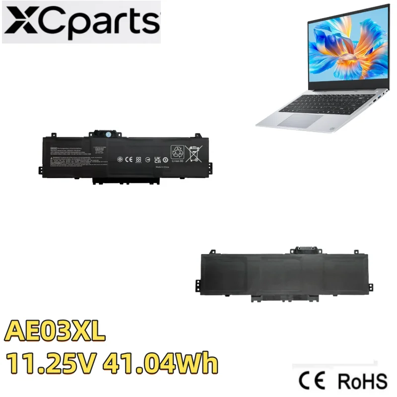 11.25V 41.04Wh AE03XL Laptop Battery 3Cell For HP 240 245 250 255 256 G10 14-EP 14-EM 15-FD 15Z-FC 14Z-EM HSTNN-OB3E N20951-AC1