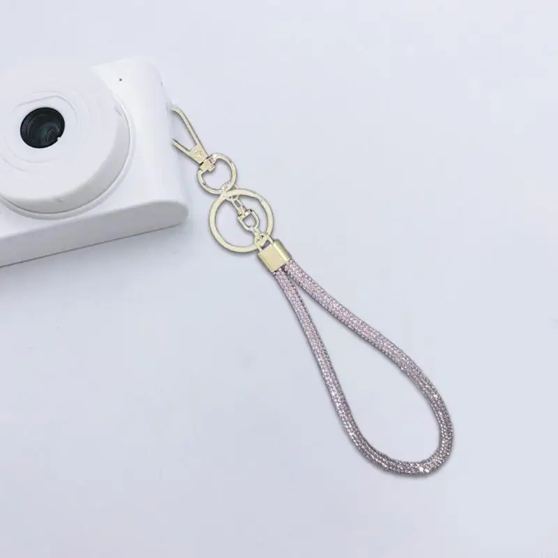 Schillernde Strasssteine ​​Crystal Phone -Riemen modische Crossbody -Kette für Handys – Detail 9