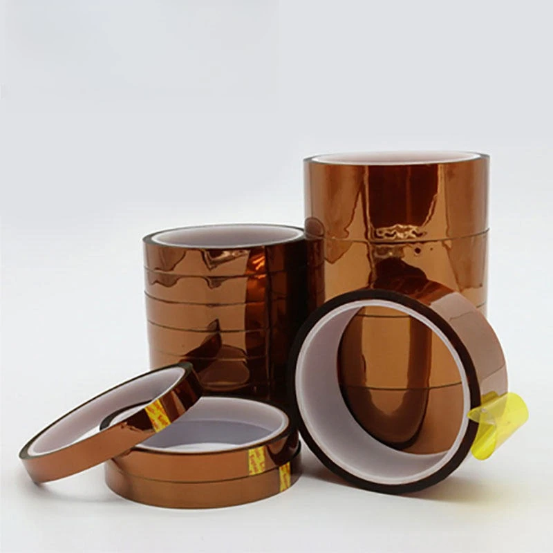 

Width 5mm-150mm Gold High Temperature Heat BGA Tape Electronics Board Protection Polyimide Adhesive Insulating Tape Length 33M