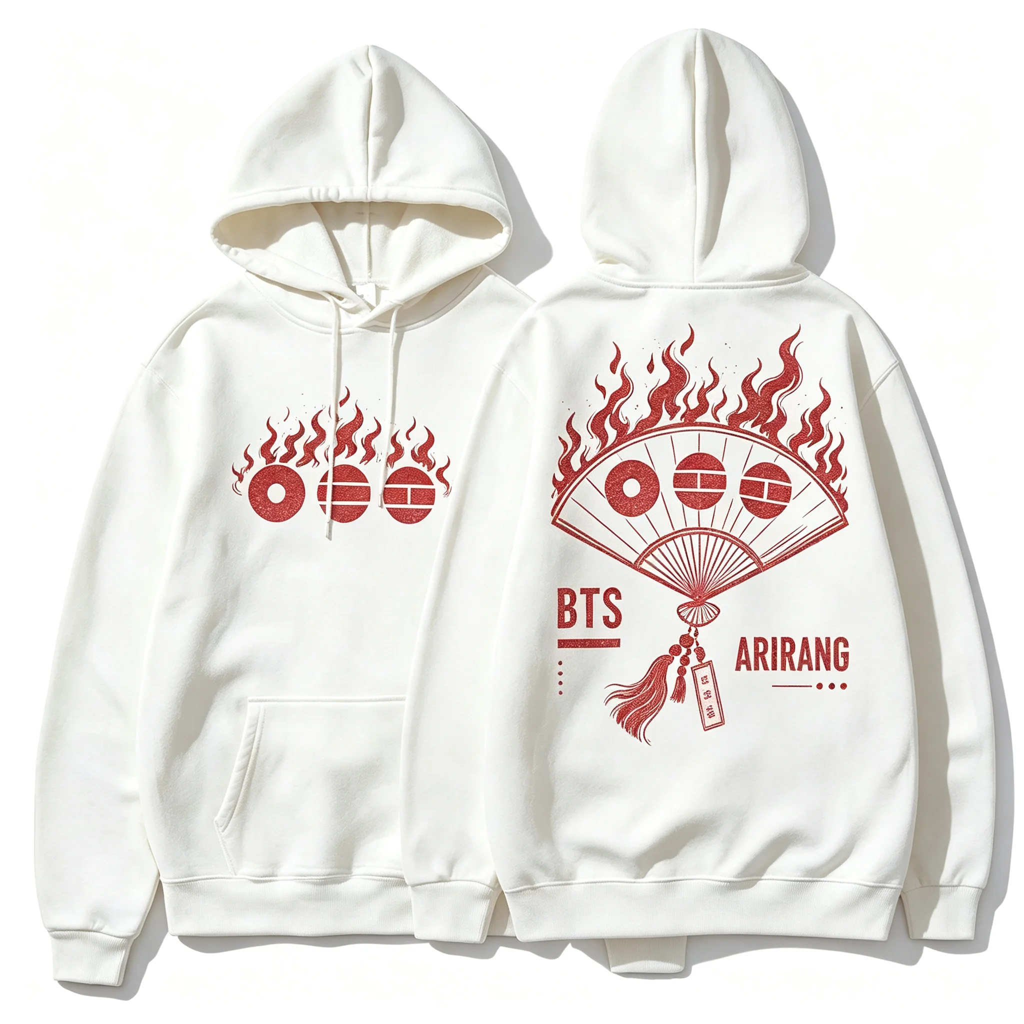 هودي رجالي بتصميم كوري عتيق لع - مراجعة Graphic Hoodie Streetwear وسعره