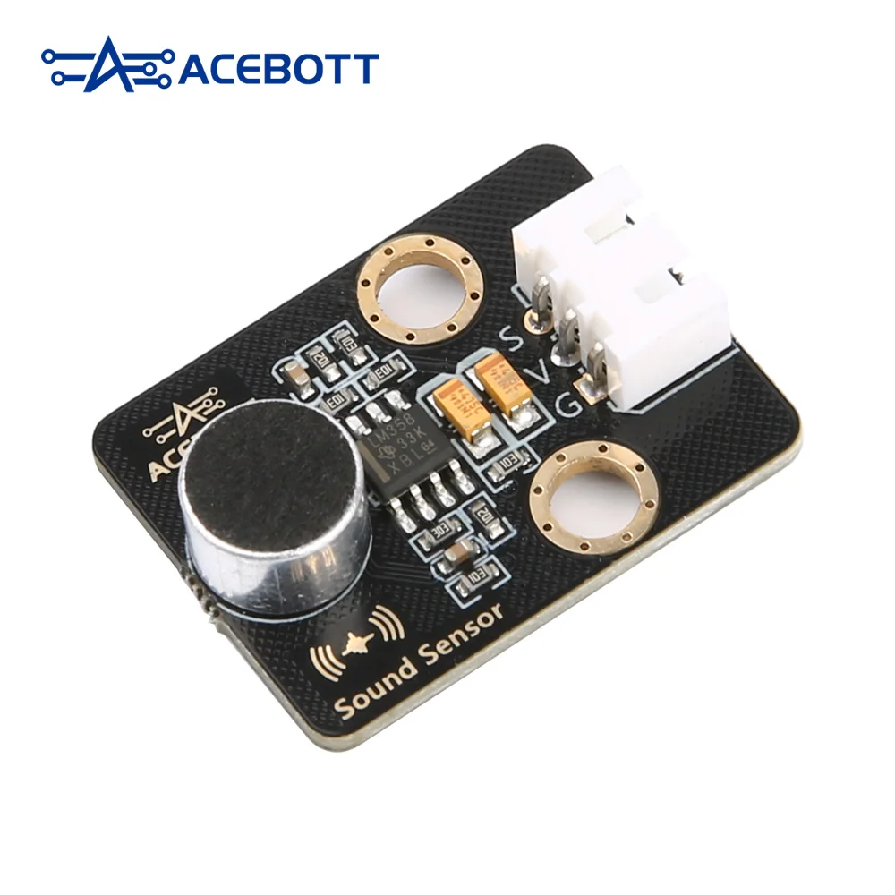 ACEBOTT Analog Sound Noise Microphone Sensor Detection Module for Arduino