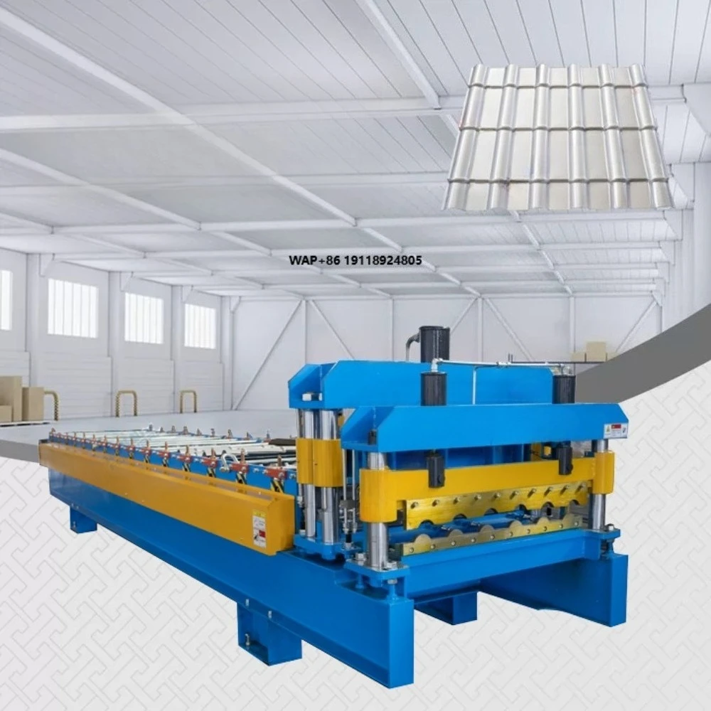 Aluzinc Galvanized Glazed Tile Roofing Sheet Making Machine
