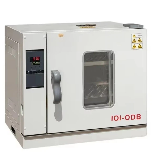

Лабораторная духовка 101-DB с 0,1 ℃ ПИД-управление разрешением 250г. ℃ Принужденная конвекция для камеры сушки испытаний на старение