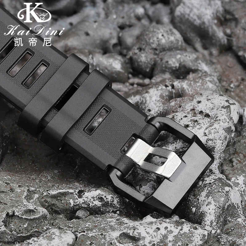 اكسسوارات الساعة ل كاسيو GBA-900 الرجال حزام الرياضة سوار مقاوم للماء GBA 900 الراتنج استبدال بولي TPU سيليكون حزام الساعات