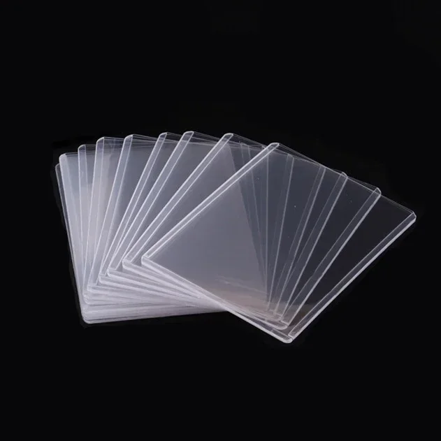 clear plastic credit card sleeves Amazon.com: Fengek 50 Packs Clear Card Holder Sleeves, Side-Open Waterproof  Business Card Protector Sleeves PVC Soft for Credit Cards, Driver's License  : Office Products main image 0