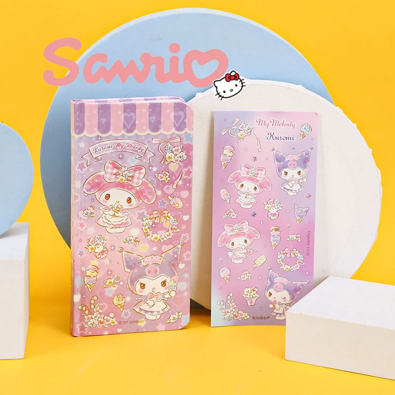 Sanrio Series Hand Account Book Checkered Student Portable Cartoon Notebook Stationery Wholesale 80pages Drawing Book Kids Gift