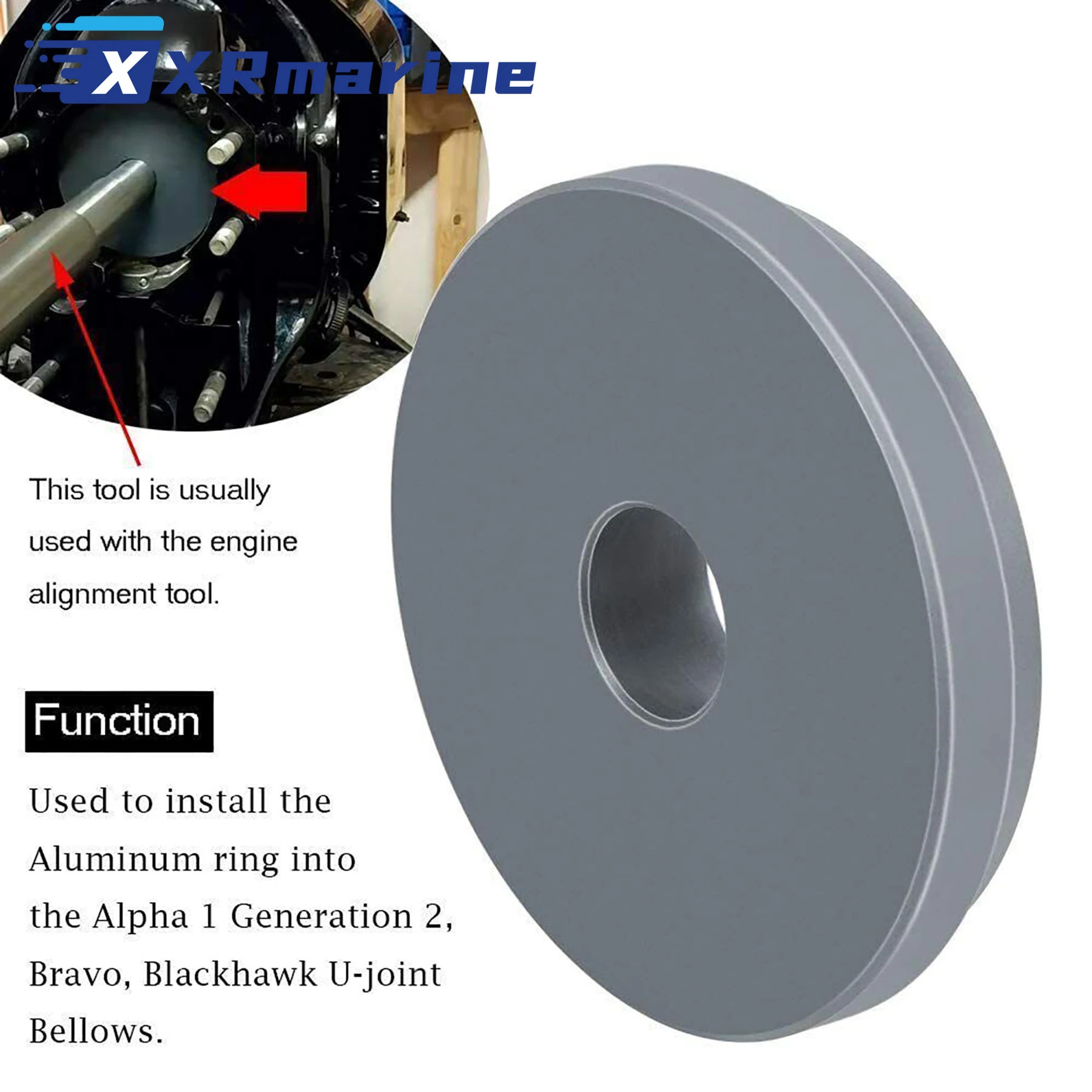 91-818162 حلقة التجنيب تثبيت المفصلي دبوس أداة 91-78310 ل Mercruiser Alpha 1 Gen 2 Bravo Stern Drive 43577 18-9870 18-9861 #5