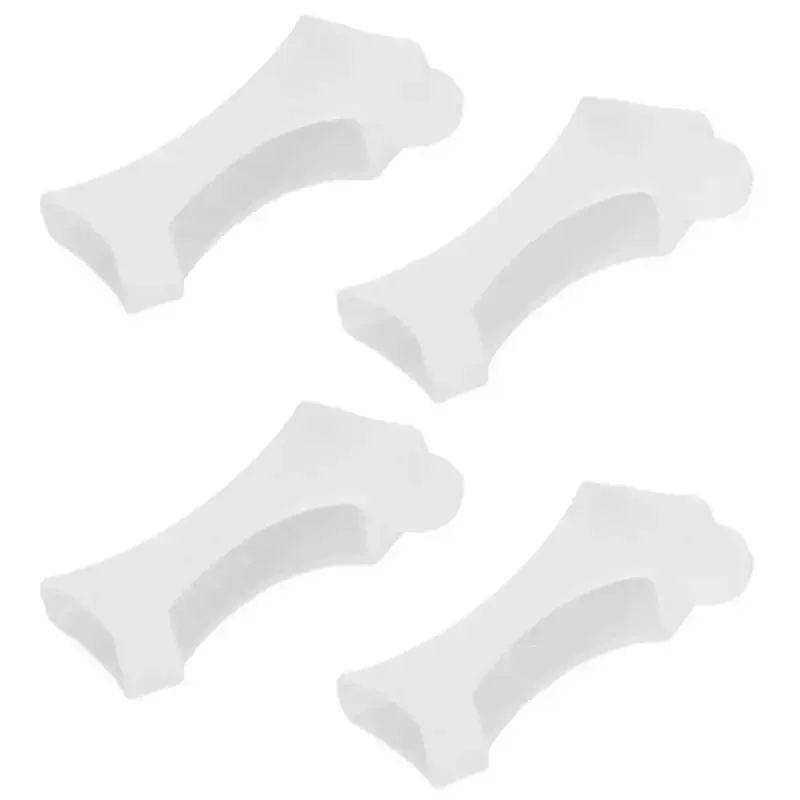 

4Pcs Transparent Silicone Hearing Aids Protective Cover with Hole Prevent Loss Hearing Amplifier Earphone Protector for Elderly