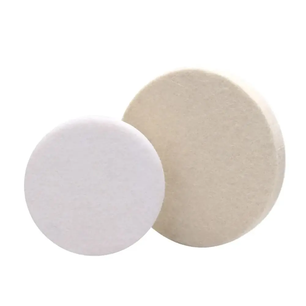 1/10Pcs 75mm 100mm 125mm 150mm 180mm Polishing Pads For Glass Stainless Steel 2/3/4/5/6/7inch Wool Felt Discs Repair Scratche