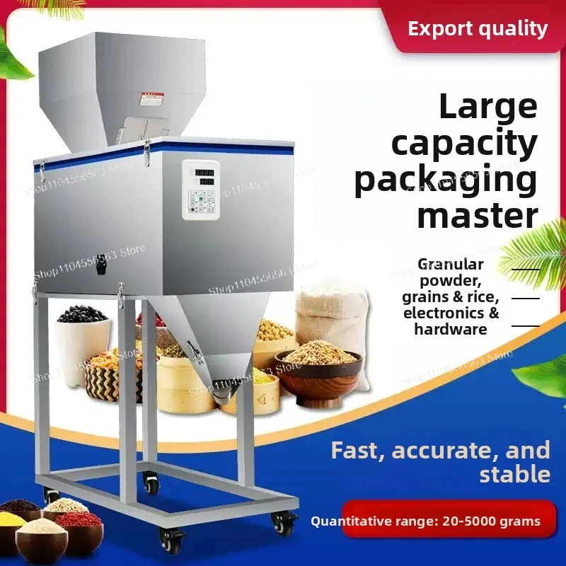 10-1000g Food Automatic  Desktop Packing Machine Granular Powder Medicinal Weighing Racking Machine High-Quality Filling Machine