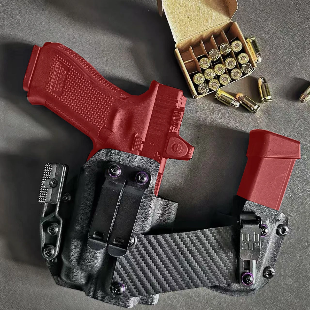 IWB Concealed Kydex Tactical Quick-Draw Holster Includes Magazine Holder Customizable Colors Range Airsoft Training Accessories