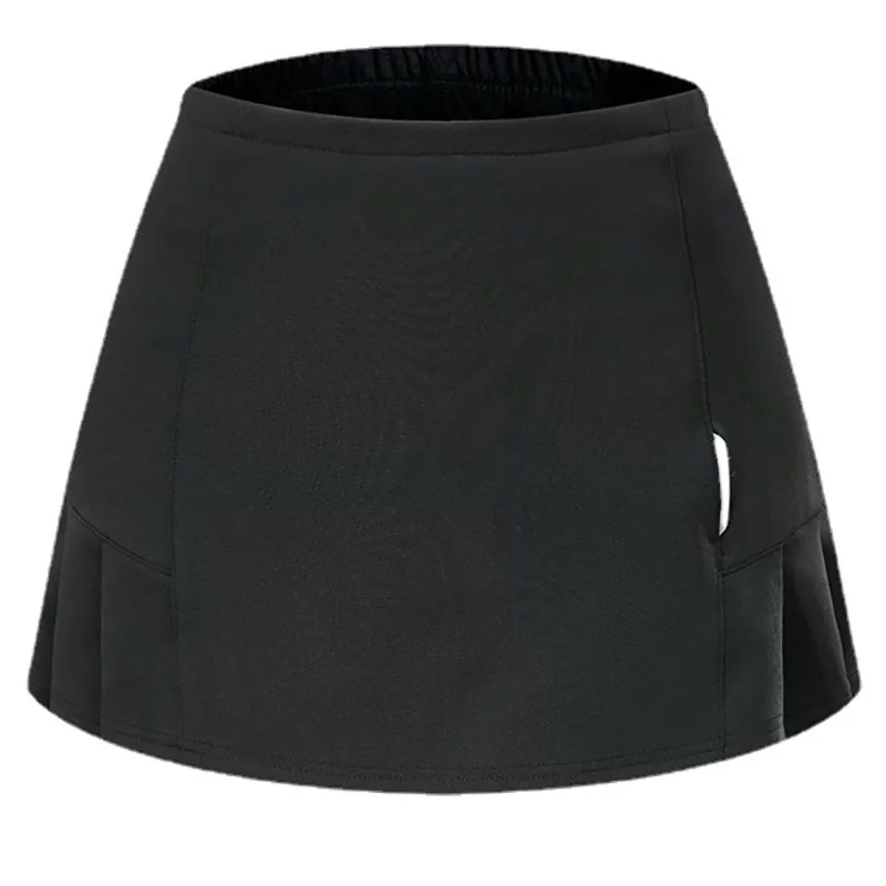2024 Women\'s Sports Skirt Quick dry Tennis Yoga Badminton Golf Skirt Waisted Short Skirt Comfortable Breathable Belt Safety Pant