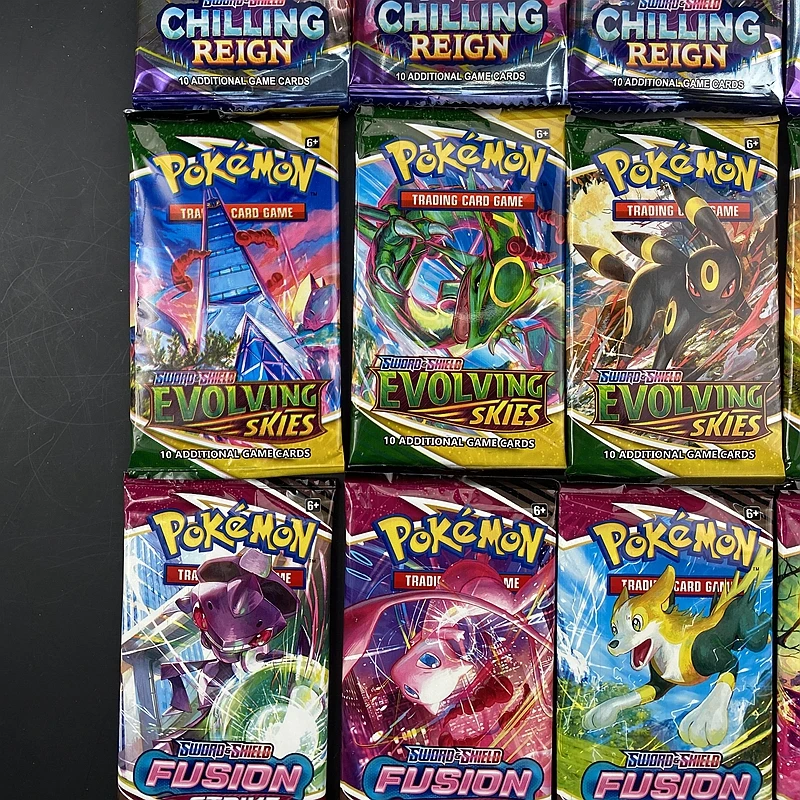 Cartas pokémon sol e lua perdida trovão inglês cartão de negociação jogo evoluções impulsionador colecionável crianças brinquedos presente 10 pc/saco