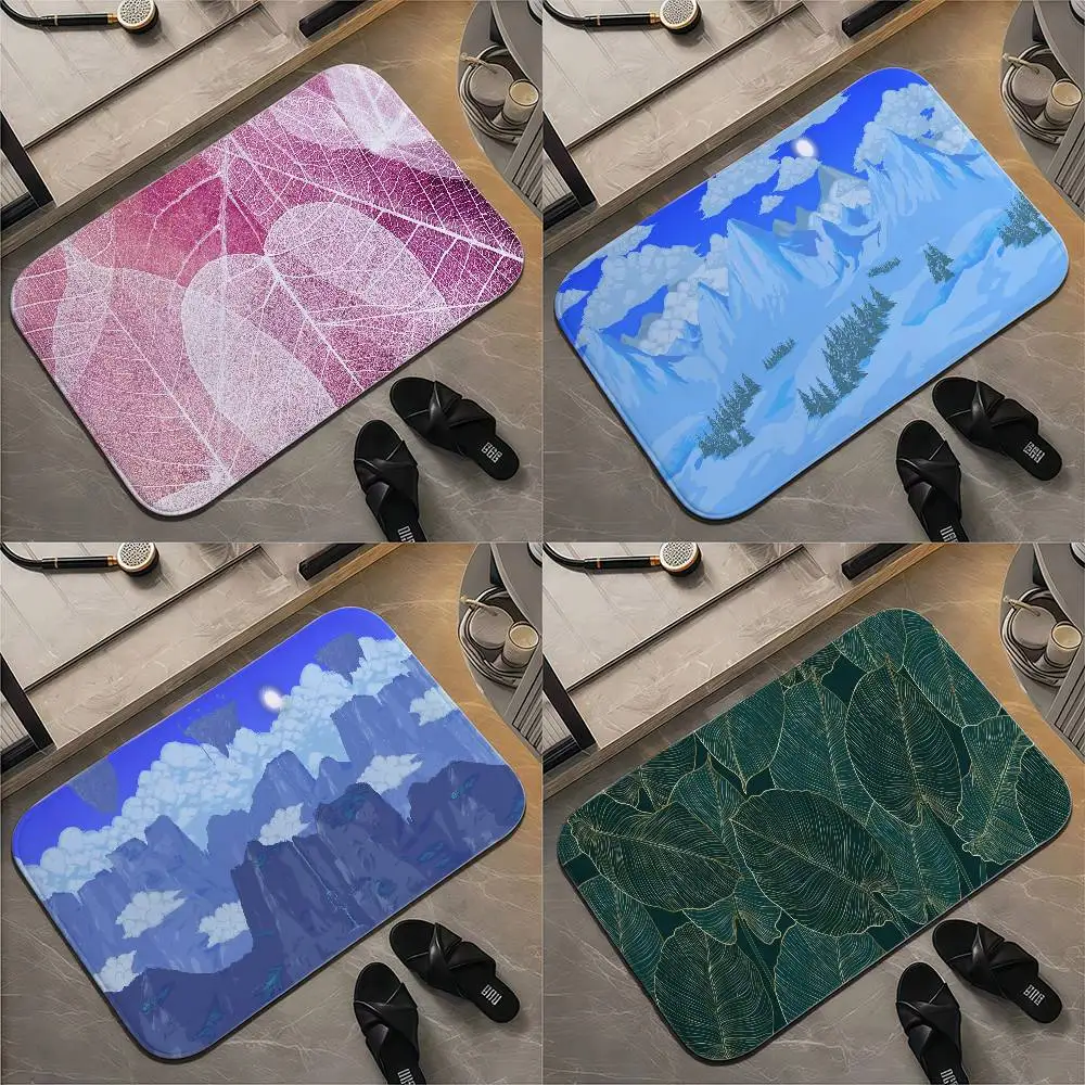 

Home Desk Mats Floor Mat Printed Large Carpets Room And Bedroom Carpets Bathroom Anti Slip Door MATS Small Carpets
