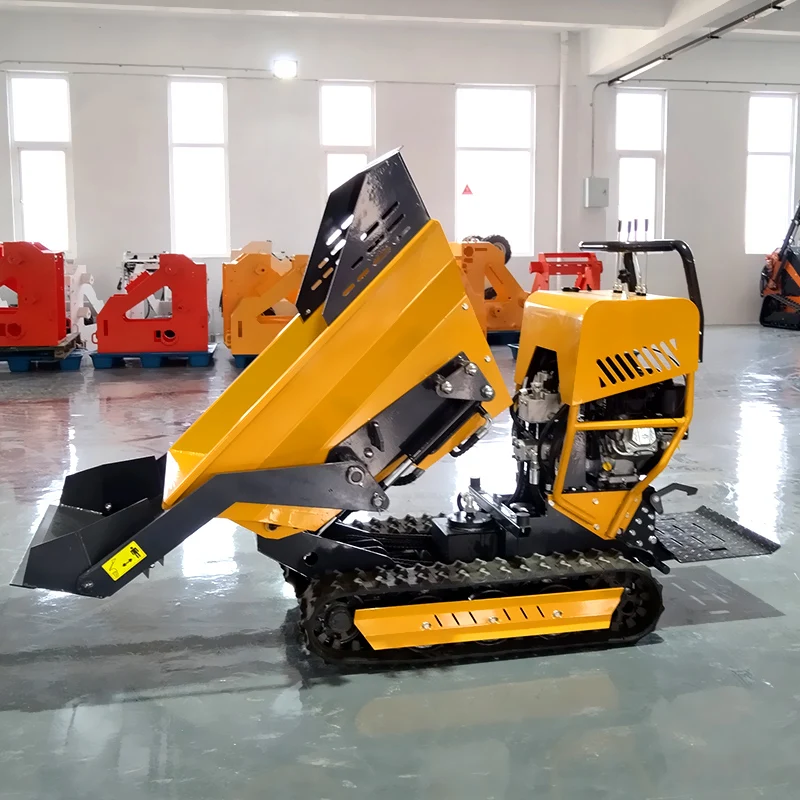 Customized 208cc Petrol Motor Farm Mini-Dumper Mini Truck Dumper For Agricultural Transportation