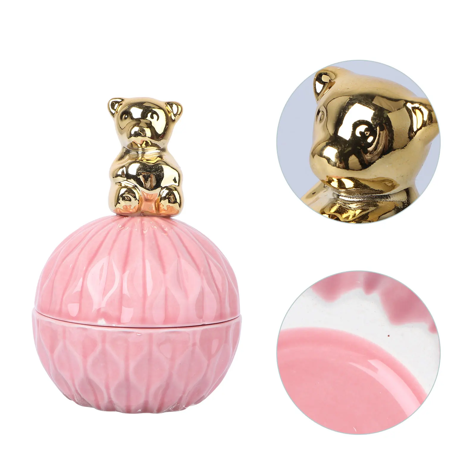 

Керамическая шкатулка для драгоценностей, розовый контейнер для конфет, нежная банка для конфет, подарочная бутылка, держатель для сувениров для вечеринок, подарочные банки, держатель для сувениров для вечеринок