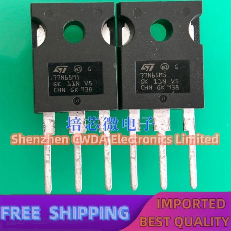 10PCS-20PCS  77N65M5 STW77N65M5  TO-247 69A/650V MOS In Stock Can Be Purchased 