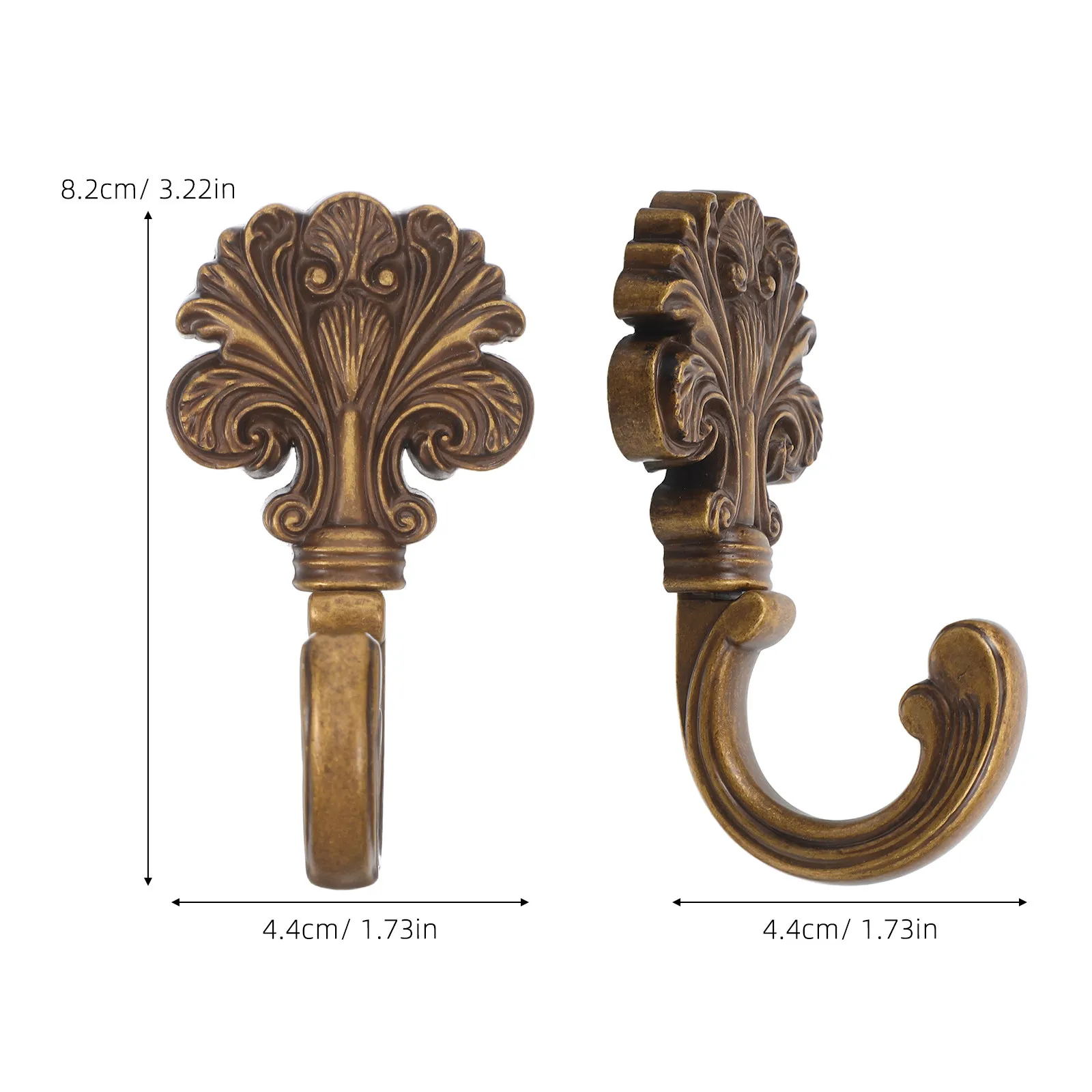 

Vintage Zinc Alloy Wall Hanger Wall Mount Decorative Hook Entry Hanger For Backpack Coat Bag Scarf Towel Hat Key Holder
