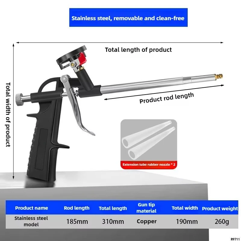 JINLI Foam Gun Polyurethane Sealant Expanding Spray Soudafoam Renovation Tool