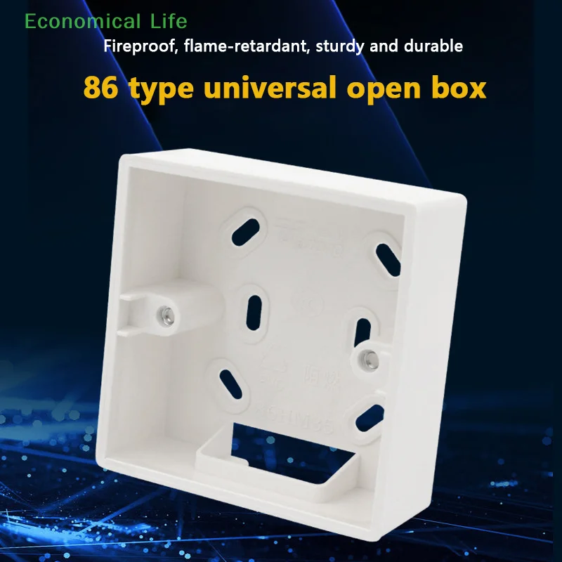 High Quality External Mounting Box For 86mm*86mm*34mm Standard Switches And Sockets Apply For Any Position Of Wall Surface