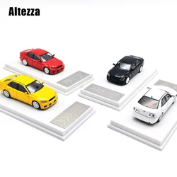 1/64 Altezza IS Diecast Model Car Vintage Classic JDM Sports Vehicle 1:64 Toy Hobby Collection for Adults Gift with Display Case