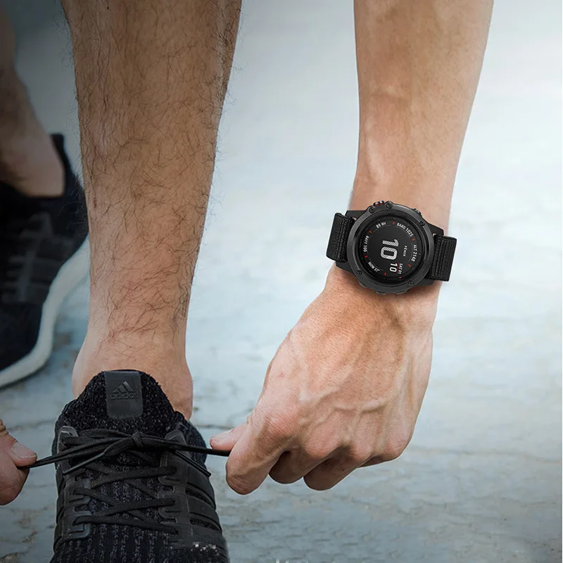 حزام رياضي لـ Garmin Fenxi E 8 7 سريع التركيب للرجال والنساء متوافق مع Garmin Enduro Fenix 7X 6X 5X 22 26mm ماجيك مشبك الفرقة #6