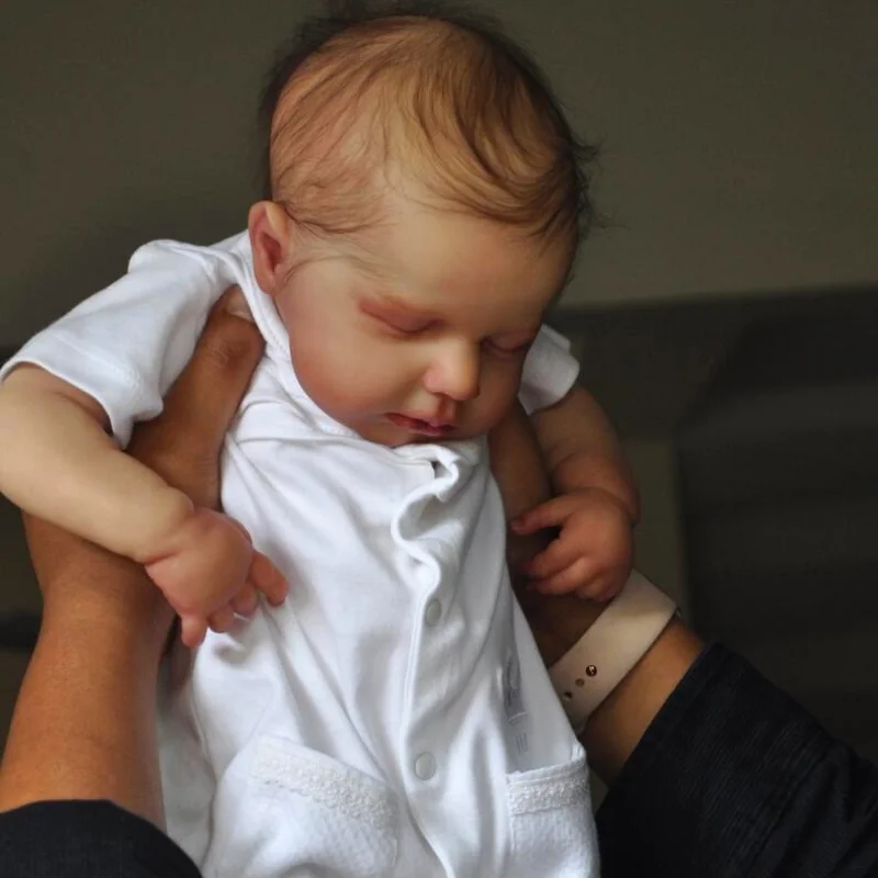 다시 태어난 아기 비닐 키트 19 인치 LouLou 도색되지 않은 미완성 인형 부품 DIY 빈 다시 태어난 조립되지 않은 비닐 인형 키트