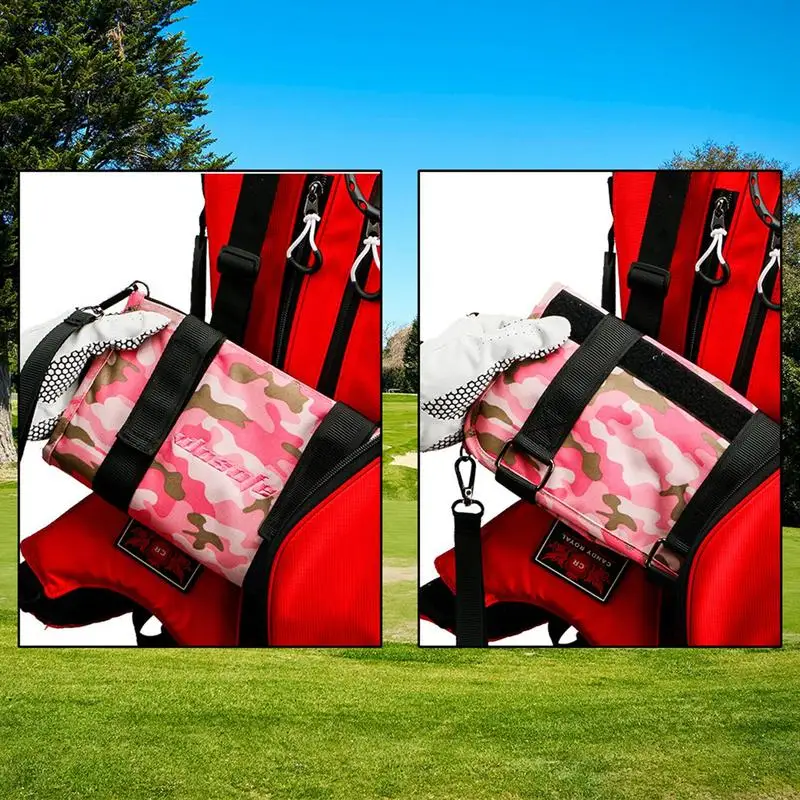 Golf Valuables Pouch Zippered Valuables Bag Zippered Valuables Holder Foldable And Multifunctional Golf Pocket For Key Cellphone