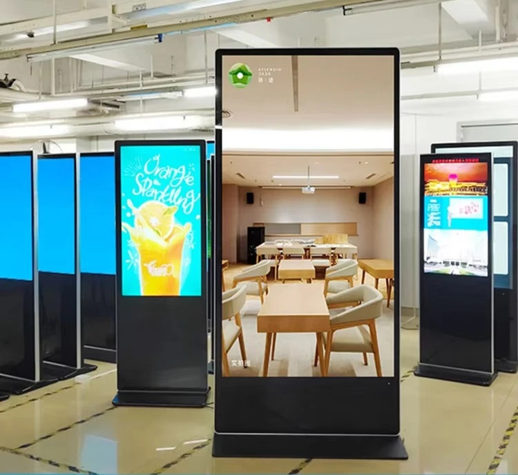 High Quality 43 50 55 65 75 Inch Store Display Lcd Tragbarer Machine Touch Screen for Indoor Advertisement Digital