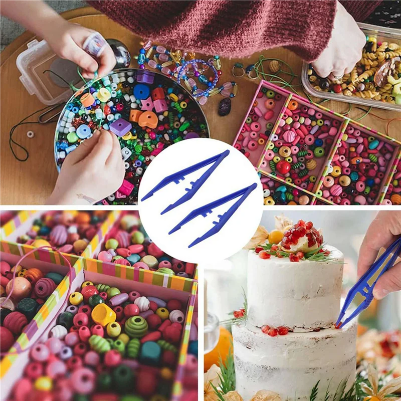 150 قطعة ملاقط بلاستيكية، ملاقط حرفية عملية ملقط بلاستيكي أداة صياغة للأطفال والمدرسة المنزلية DIY Crafts-B61B