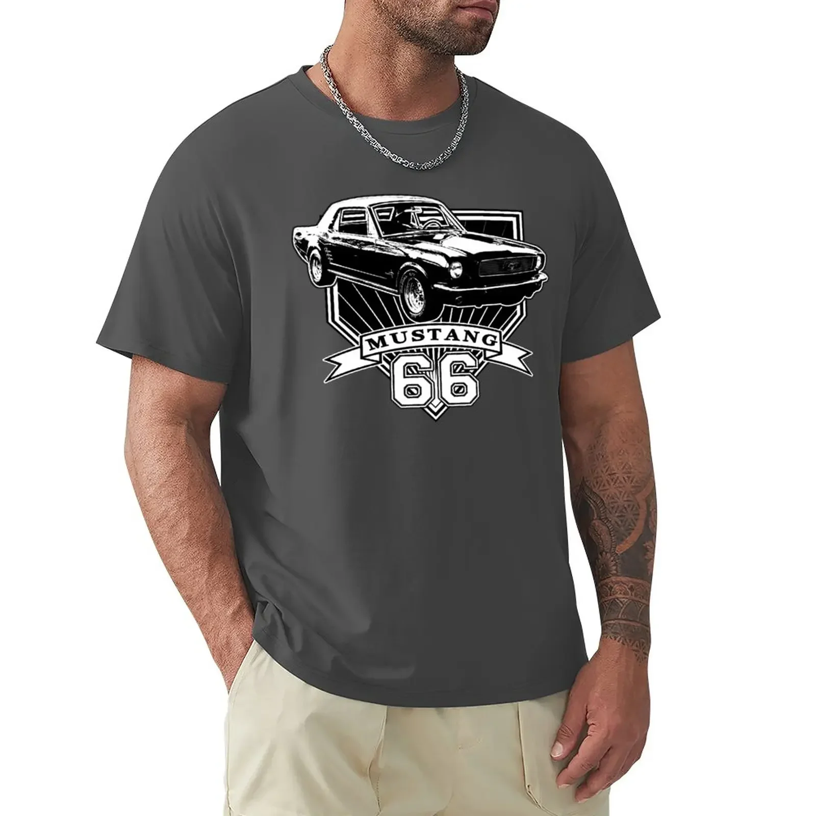 66 Mustang Coupe T-Shirt blanks quick-drying new edition black t shirts for men